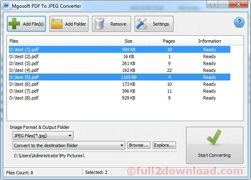 Download Mgosoft PDF To JPEG Converter