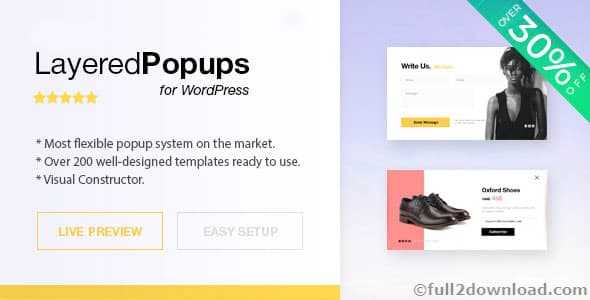 Layered Popups v6.19 - WordPress Plugin [Free Download]