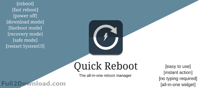 Quick Reboot Pro [ROOT] Full 1.6 Download - Patched AD Free